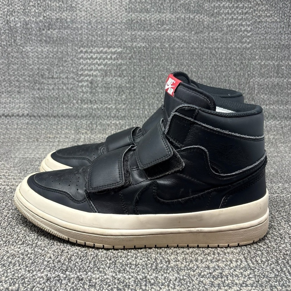 Nike Air Jordan 1 Retro High Double Strap AQ7924-001 Black Sail Men's Size 11.5